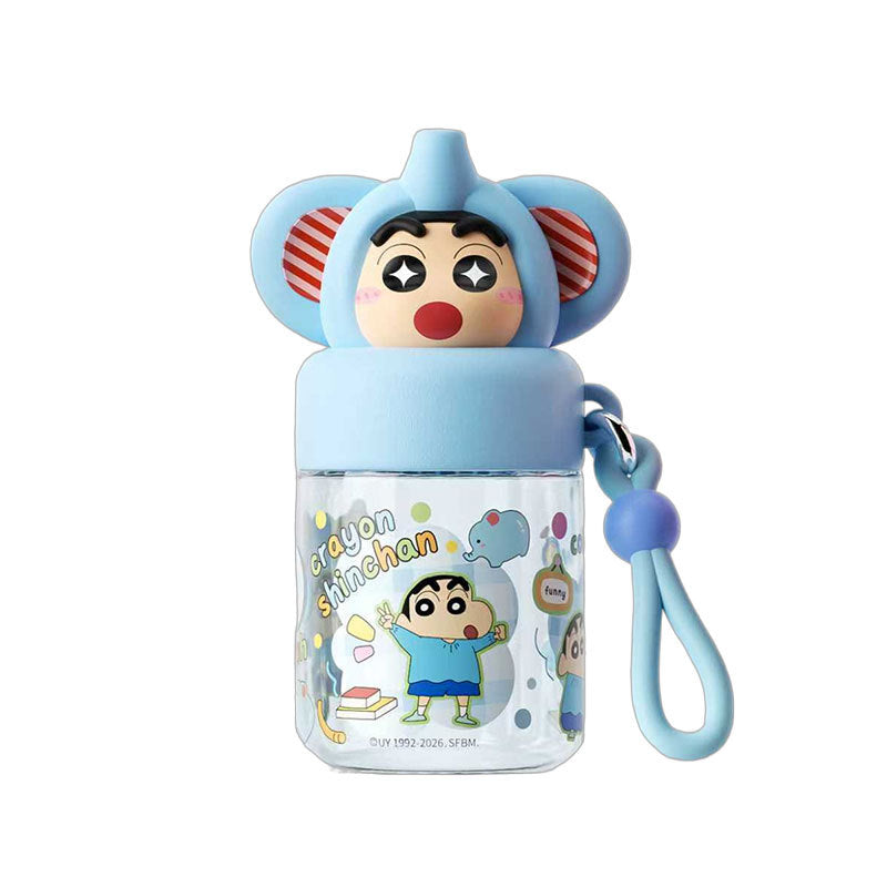 Damen Trinkflasche mit verspieltem Tierkopf-Design Brehn