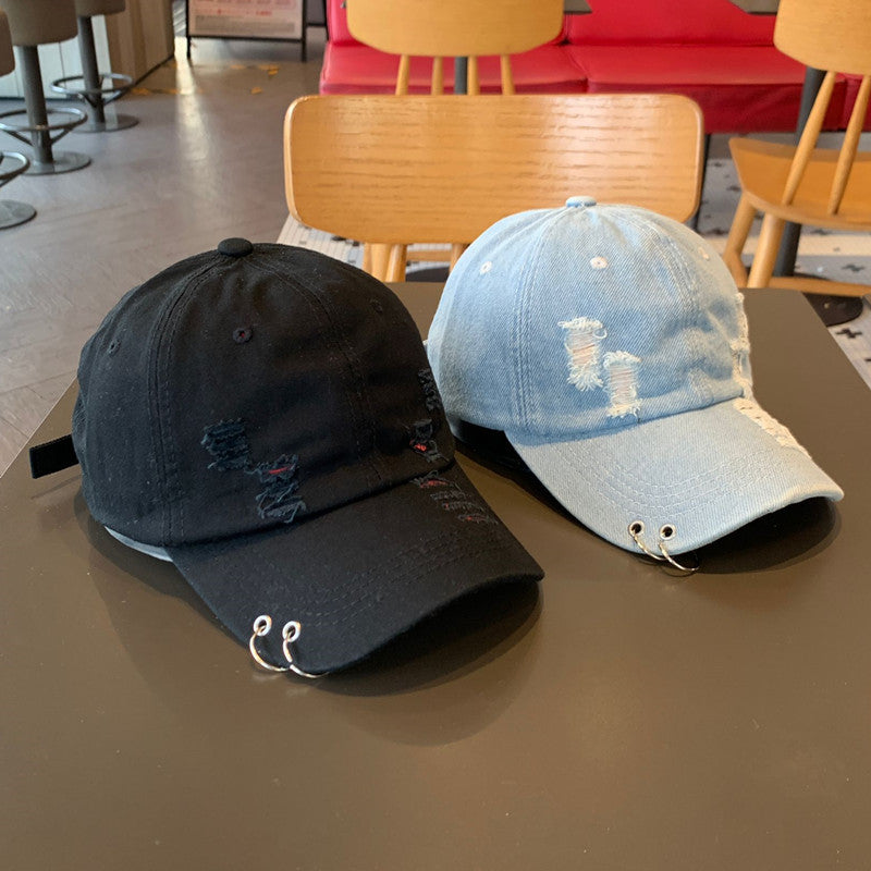 Unisex distressed Baumwoll verstellbare Baseballmütze Brehn