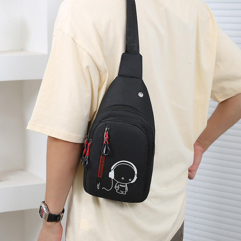 Trendy Straßenstil Sling-Rucksack Brehn