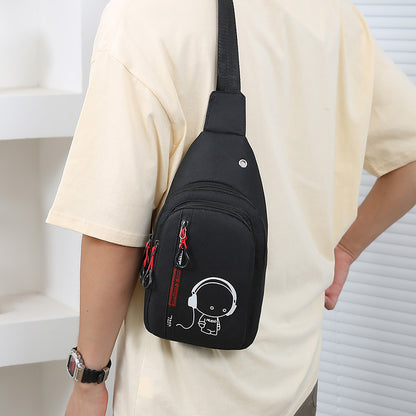 Trendy Straßenstil Sling-Rucksack Brehn