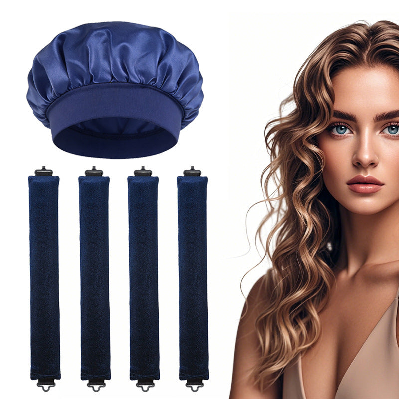 Satin Schlafmütze und Haarknäuel