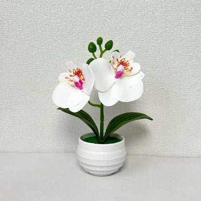 Realistische künstliche Orchideenpflanzenarrangement für die Home-Dekoration