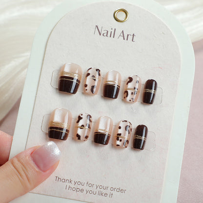 Zeitgenössisches Muster Druck-Nagelkunst-Set Brehn