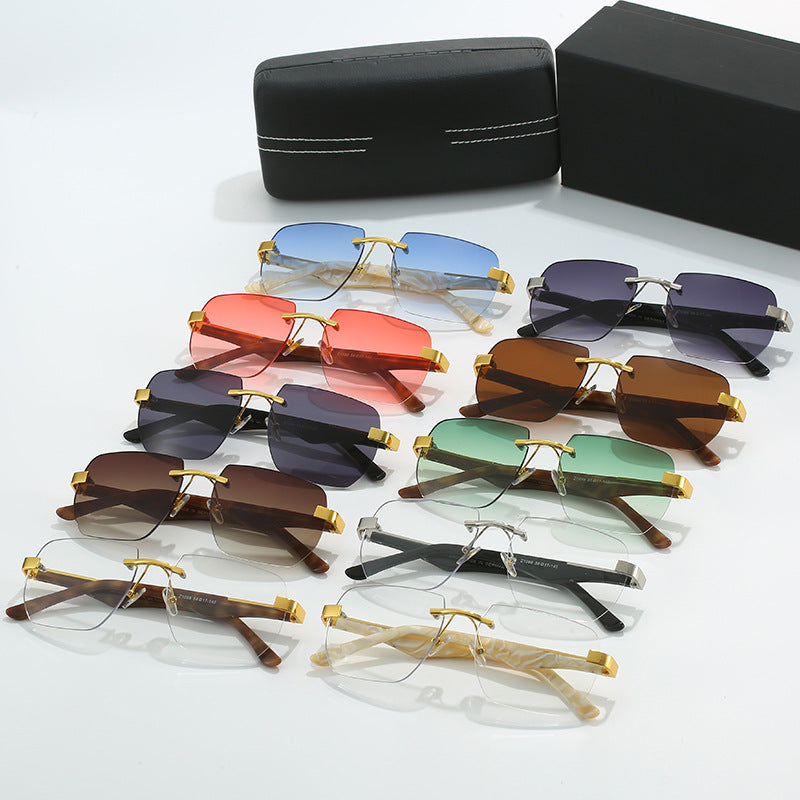 Damen Fashion-Sonnenbrille im modernen geometrischen Design Brehn