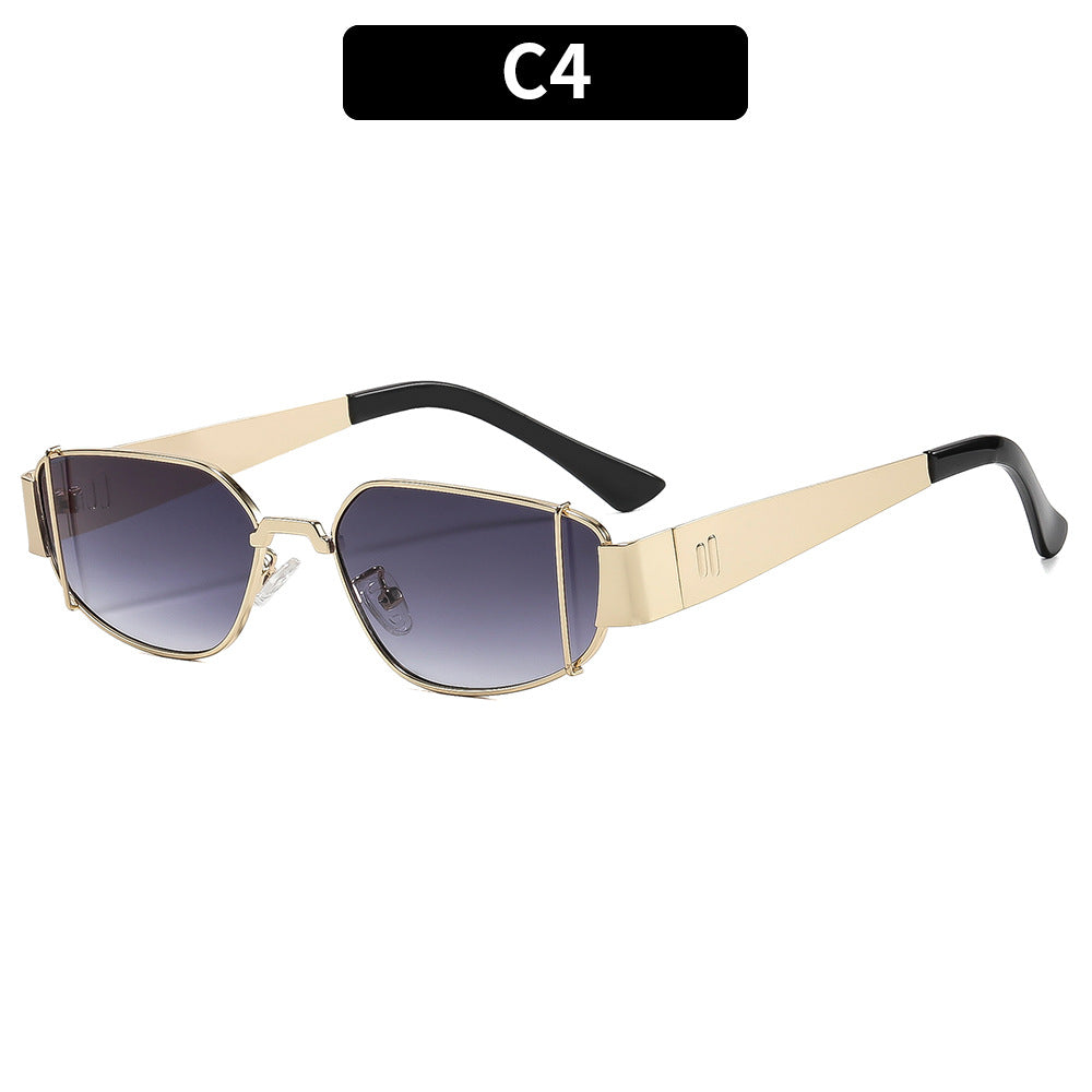 Damen Designer-Sonnenbrille im modernen, kantigen Stil Brehn