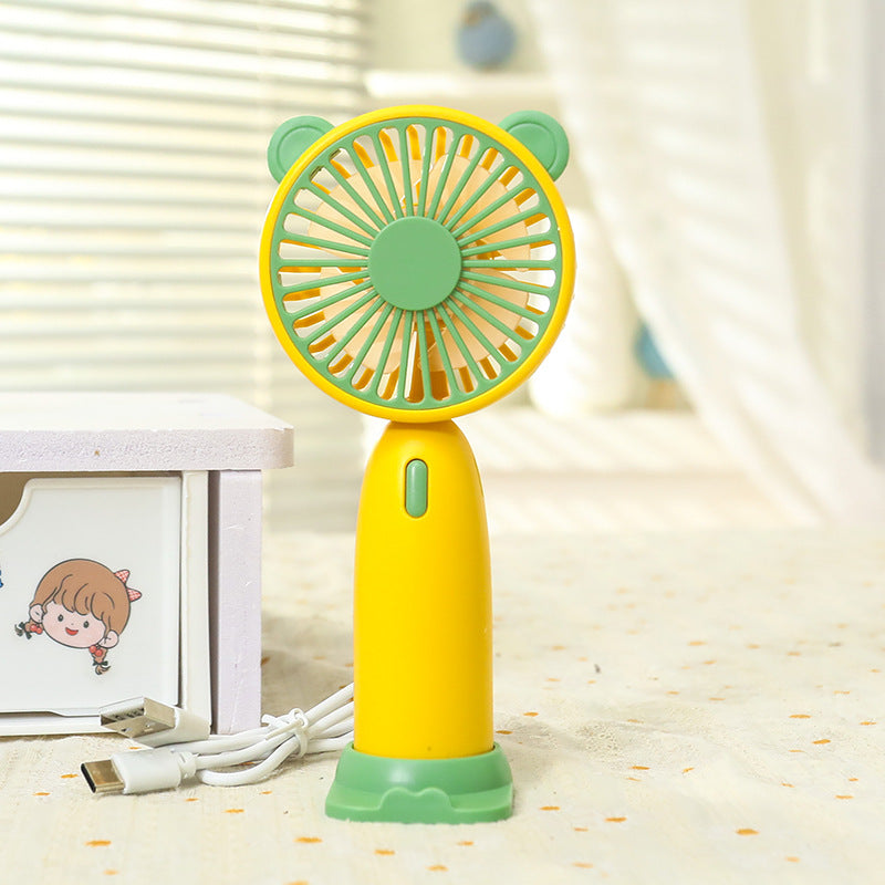 Damen Tragbarer Mini-Ventilator mit süßem Katzen-Design Brehn
