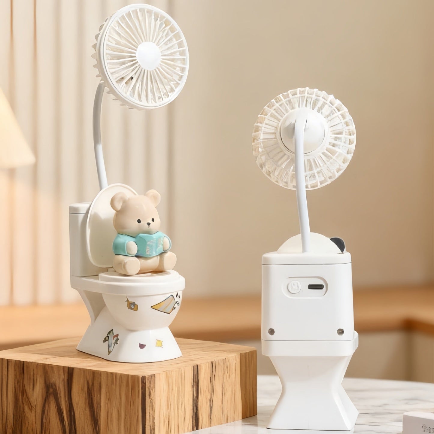 Frauen Tragbarer Mini Ventilator mit glänzendem Design Brehn