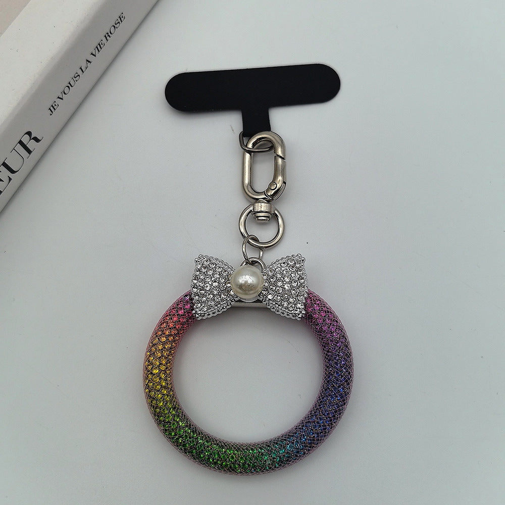 Eleganter Strass Schleife Schlüsselanhänger Brehn