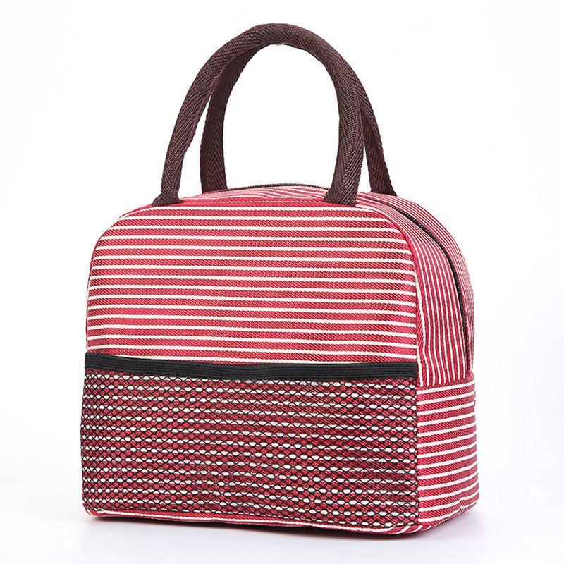 Isolierte gestreifte Lunch-Tasche Brehn