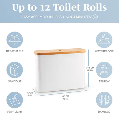 Hochwertiger Toilettenpapier-Organizer Brehn
