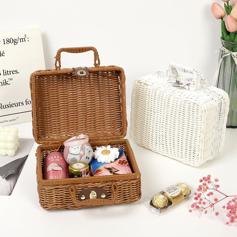 Dekorative Geflochtene Andenkenbox Brehn