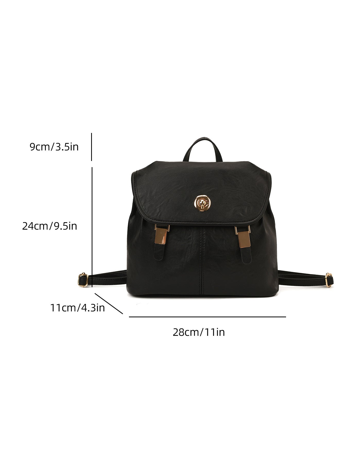 Vintage-inspirierter Leder-Rucksack Brehn