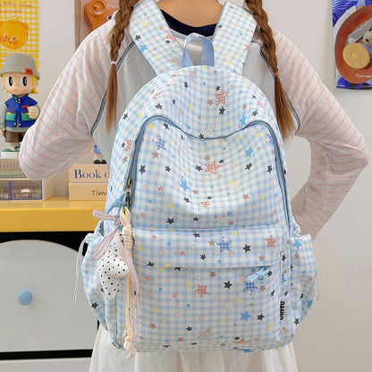 Stylische Gepunktete Sternenmuster Rucksack Brehn