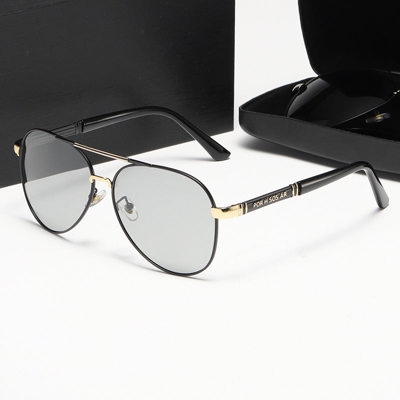 Damen Elegante Piloten-Sonnenbrille mit hochwertigen Polarisationsgläsern Brehn