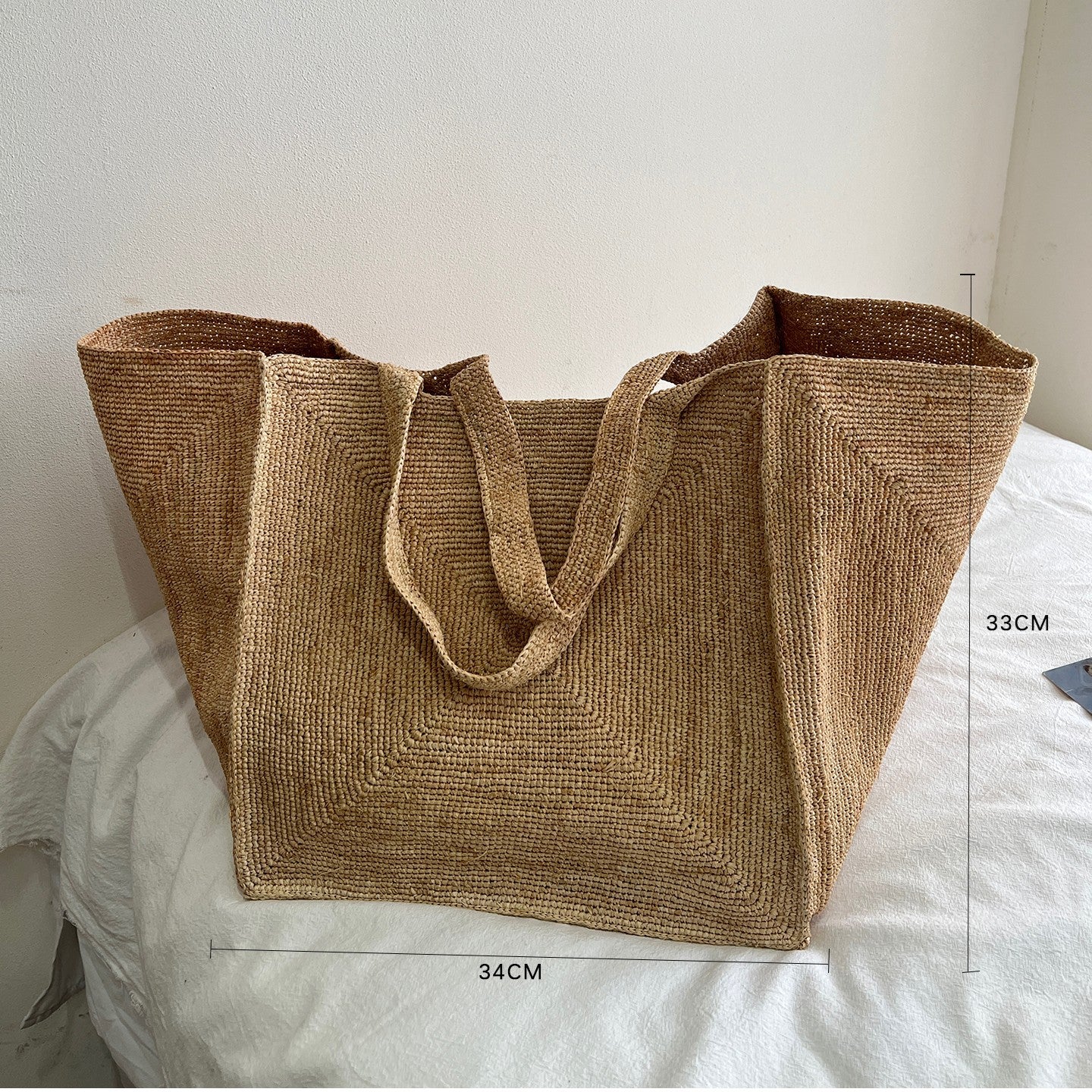 Handgefertigte Stroh-Tasche mit Stilvollem Design Brehn