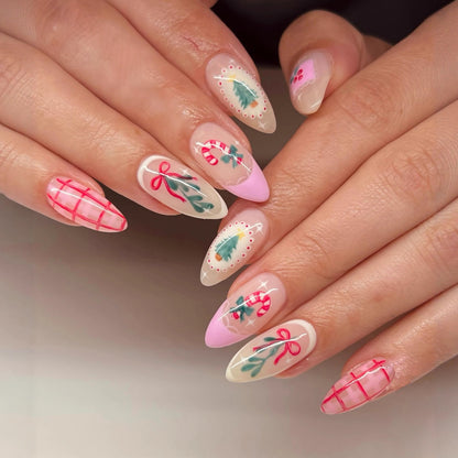 Festliches, urlaubsbezogenes Press-On-Nagelkunst-Set Brehn 1790636735