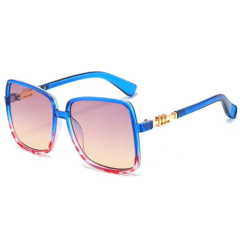 Damen Modische Sonnenbrille mit einzigartigem Farbverlauf Brehn