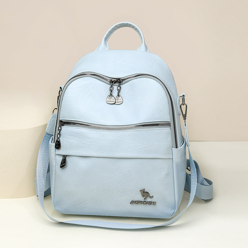 Luxuriöser Retro-Leder-Rucksack Brehn