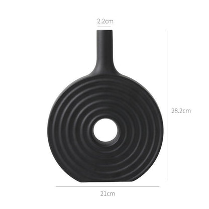 Dekorativer geometrischer Keramikvase