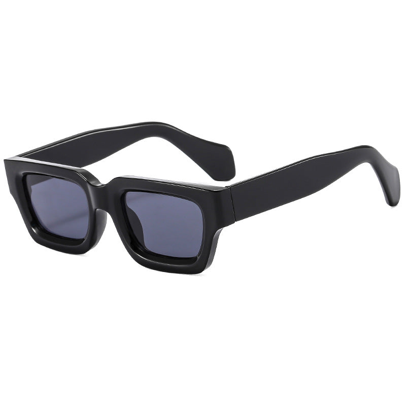 Damen Sonnenbrille im modernen und futuristischen Rechteckdesign Brehn