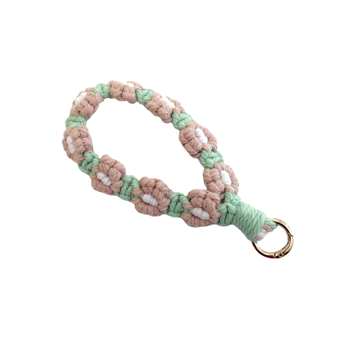 Floral Makramee Schlüsselanhänger Halter Brehn
