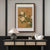 Elegante gerahmte Blumen Kunst