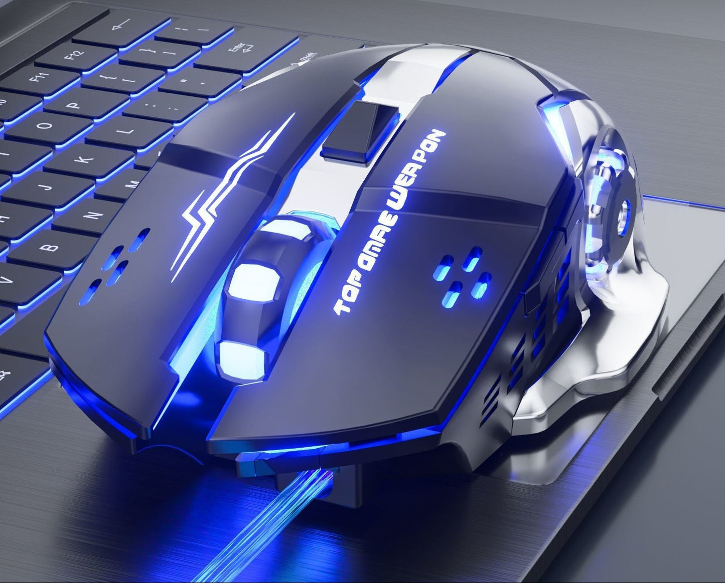 Hochpräzise kabelgebundene Gaming-Maus mit einstellbarem DPI Brehn