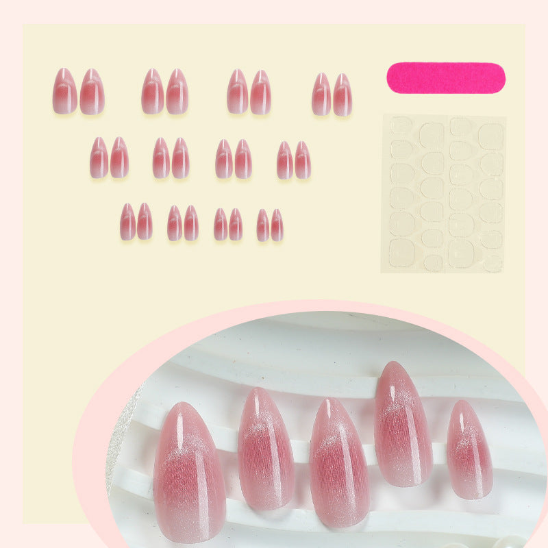 Hochwertiges Press-On Nail Set mit Gradient Design Brehn