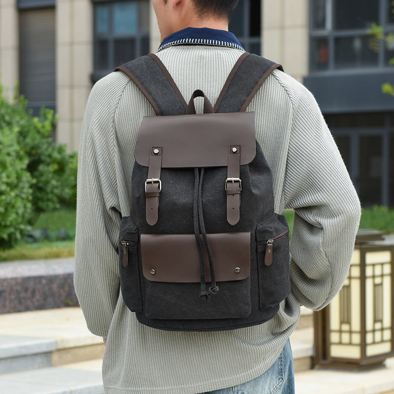 Vintage Canvas Rucksack Brehn
