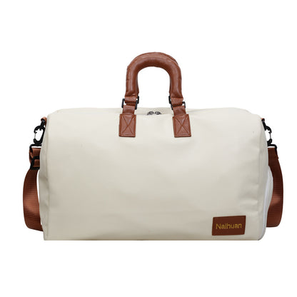 Premium Leder Reise-Duffel-Tasche