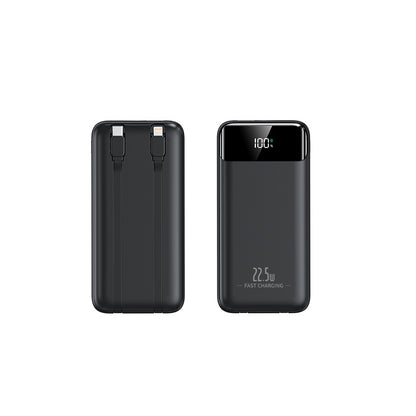 Powerbank mit Schnellladefunktion und Digitaler Leistungsanzeige Brehn
