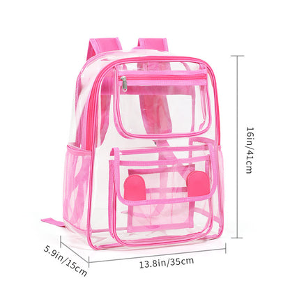 Damen Transparente Schulrucksack Brehn