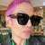 Damen oversized Sonnenbrille mit modischem Rahmen und UV-Schutz Brehn