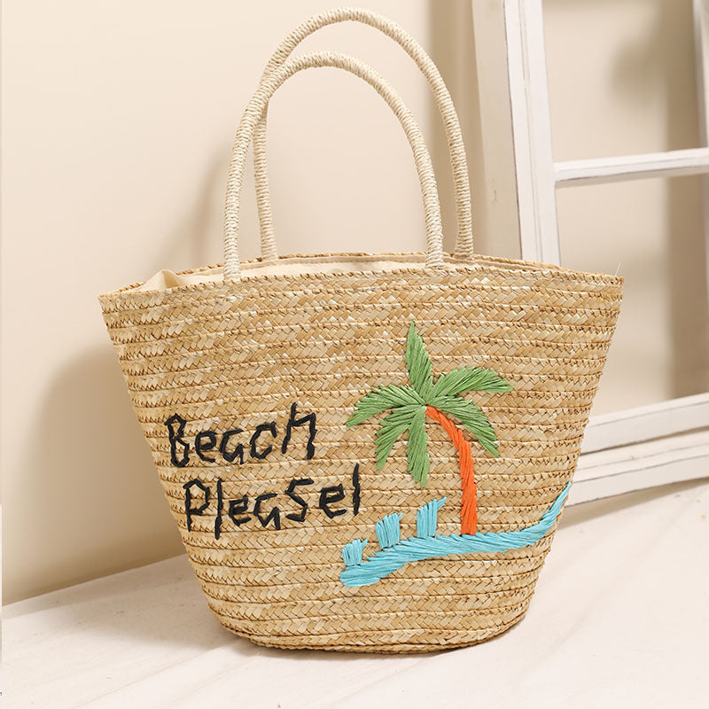 Strandleinen Tasche mit Personalisierter Stickerei Brehn