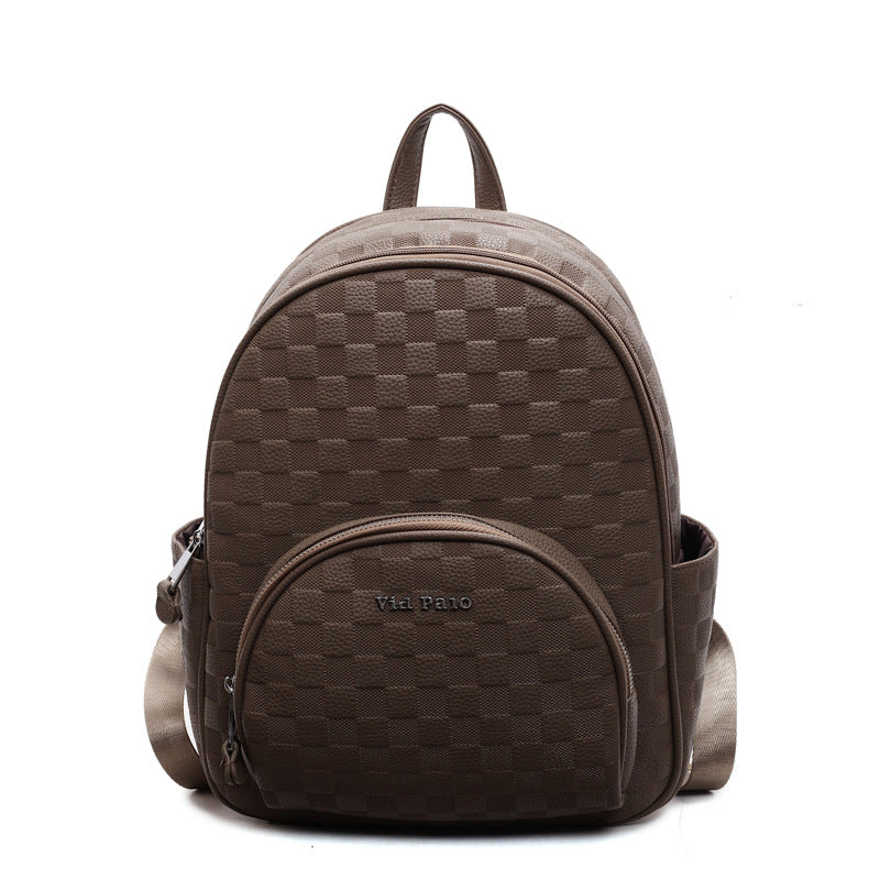 Stylische Schachbrett-Rucksack
