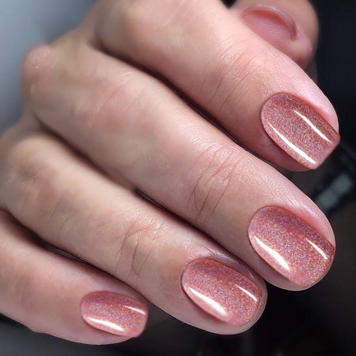 Glitzerndes Press-On Zehennagel Set Brehn