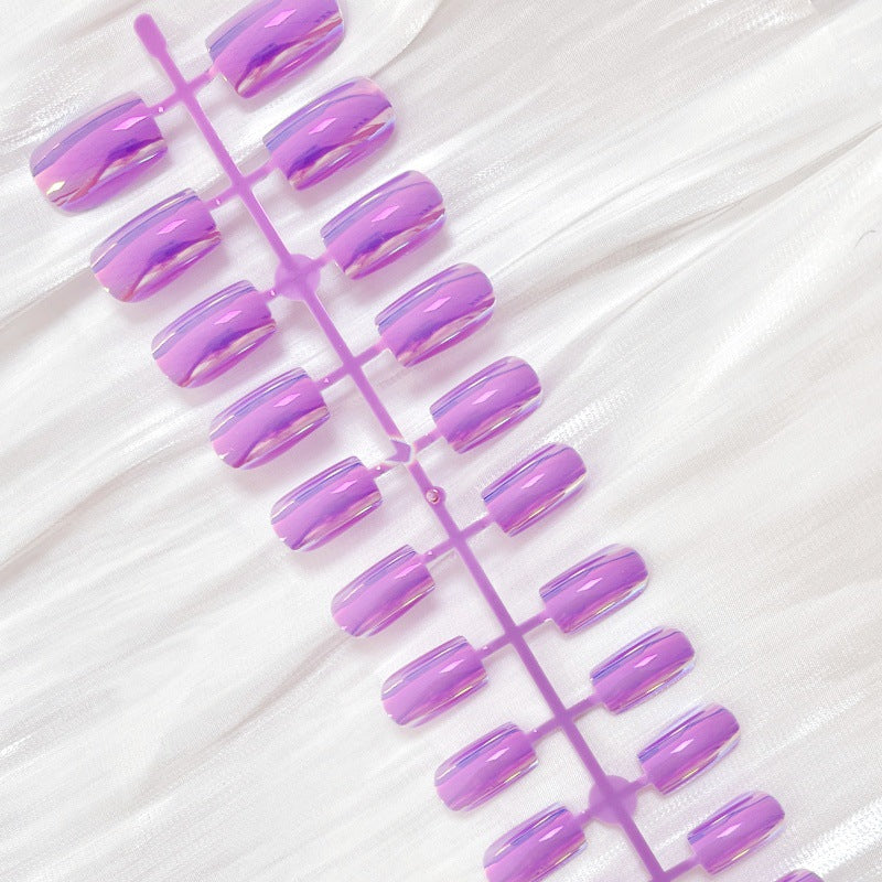 Glänzendes Ombre Aufklebenägel Set Brehn
