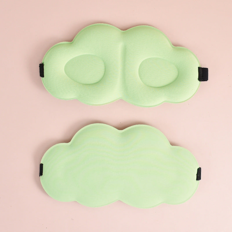 Damen nan niedliche Wolken Schlafmaske aus Memory-Schaum mit ergonomischer Polsterung und verstellbarem Elastikband Brehn