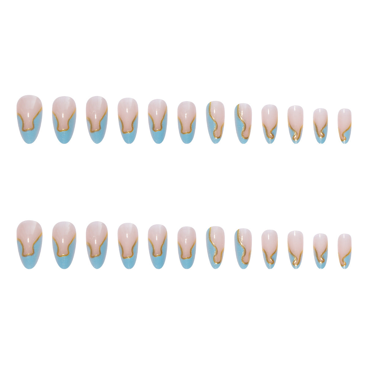 Elegante Kunstnagelspitzen mit stilvollem Design Brehn