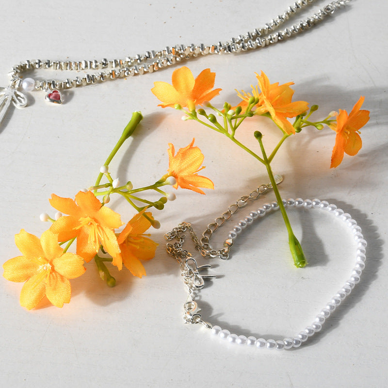 Florale Haaraccessoire Brosche