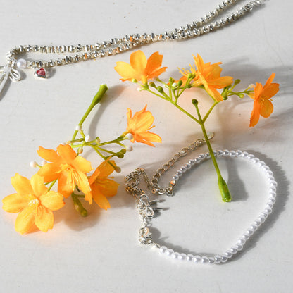 Florale Haaraccessoire Brosche