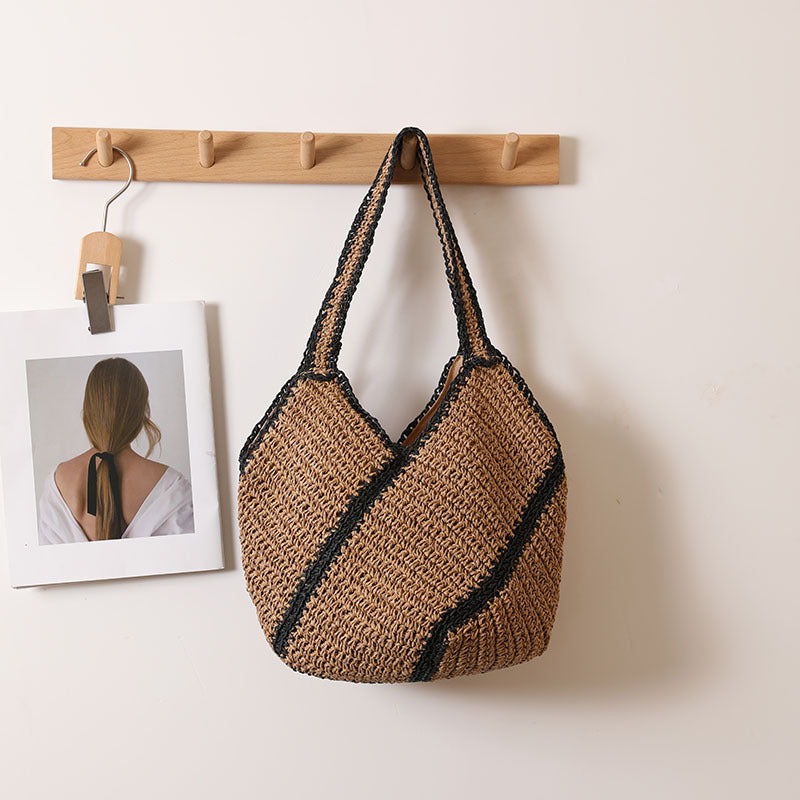 Geflochtene Strandtasche mit Modischem Design Brehn