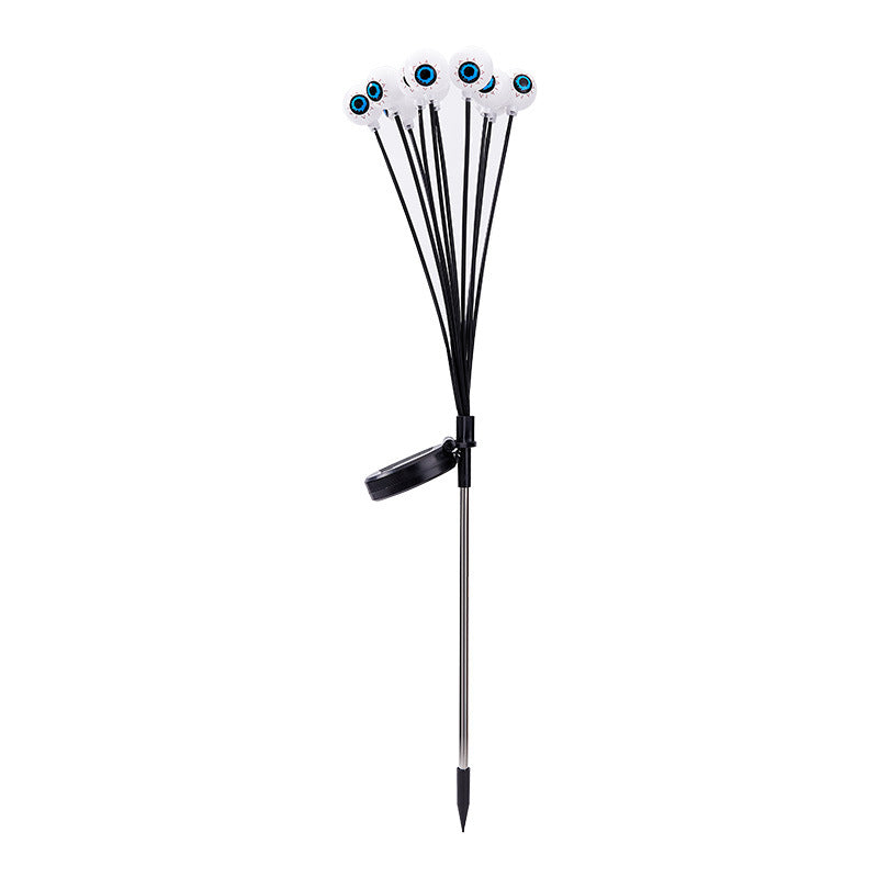 Gruselige Gartenlichter mit Augen-Motiv Brehn
