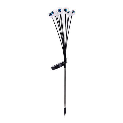 Gruselige Gartenlichter mit Augen-Motiv Brehn