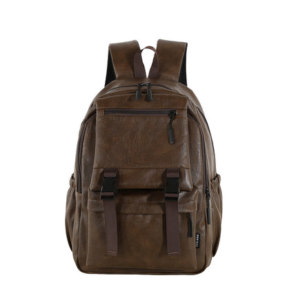 Stylischer Multifunktions-Leder-Rucksack Brehn