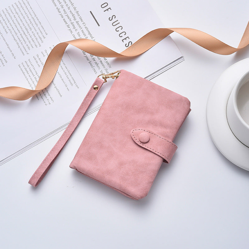 Kompakte Kunstleder Clutch Geldbörse Brehn