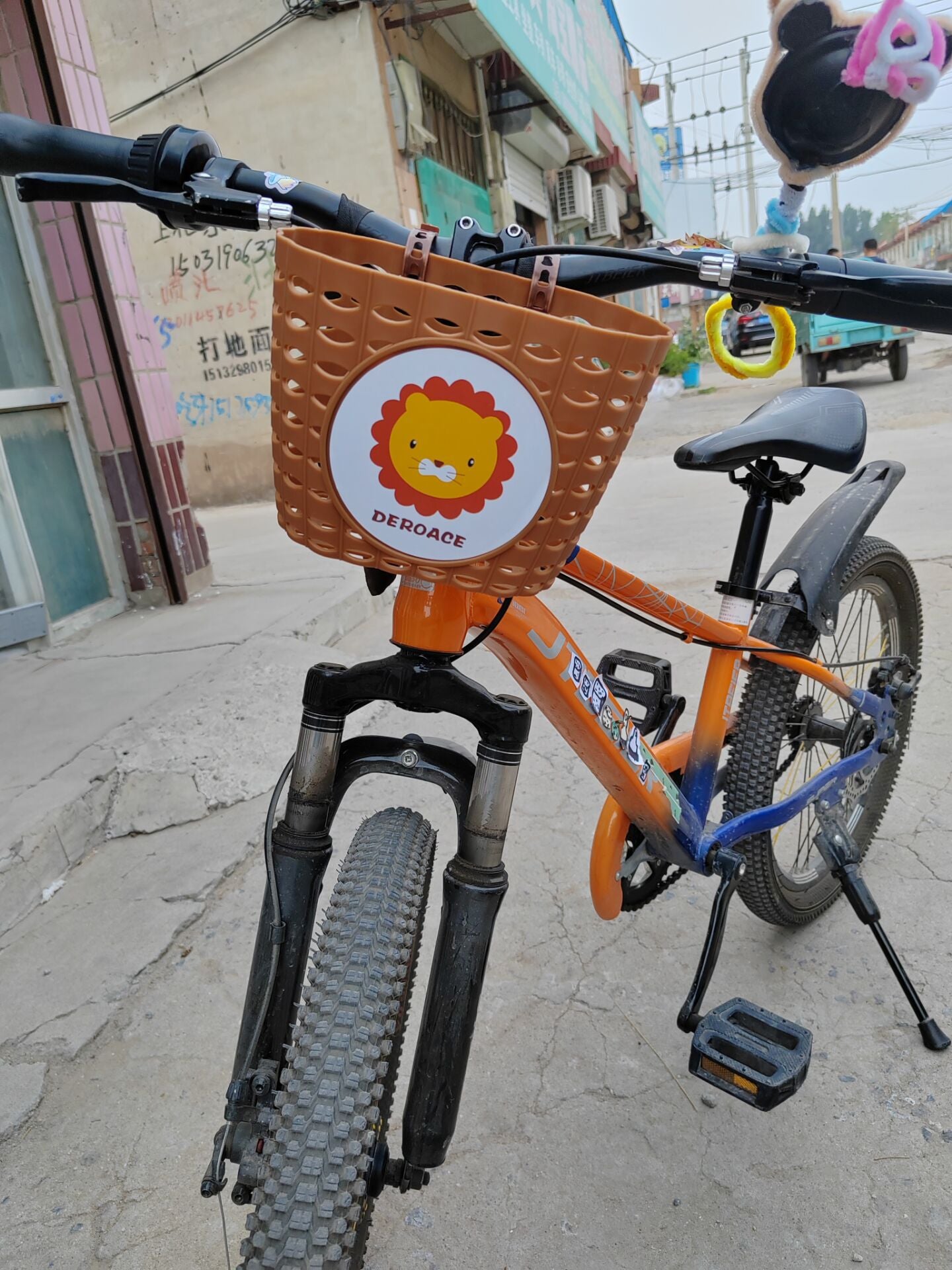 Spaß-Themen Fahrrad-Aufbewahrungskorb Brehn