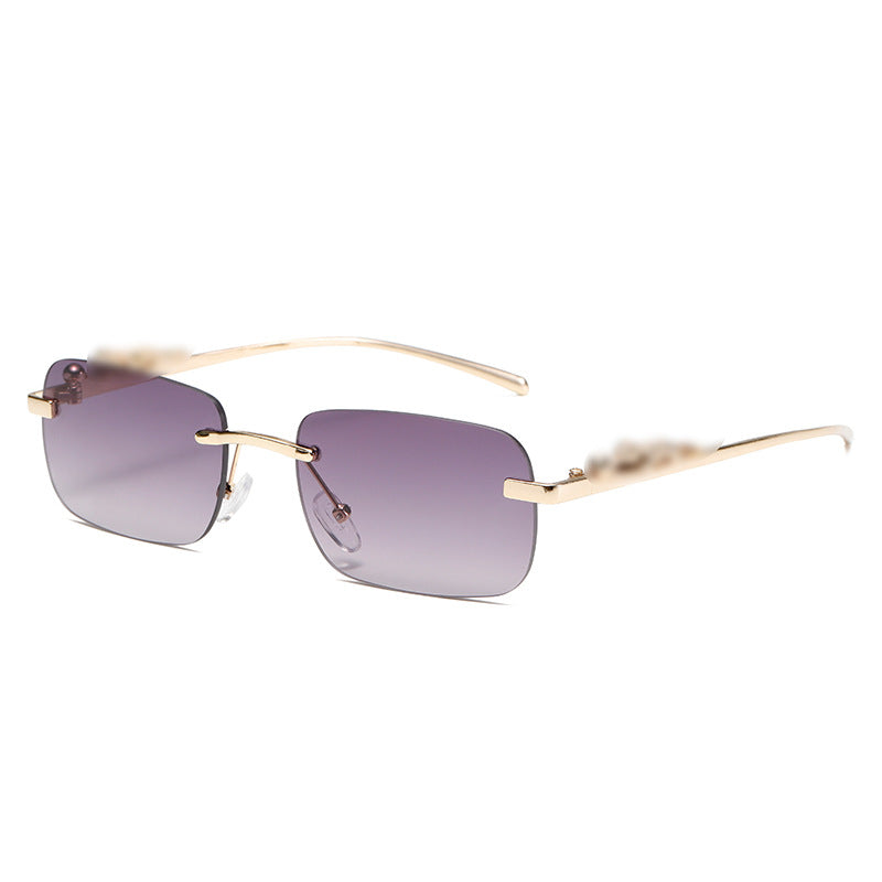Damen stilvolle rechteckige Sonnenbrille Brehn
