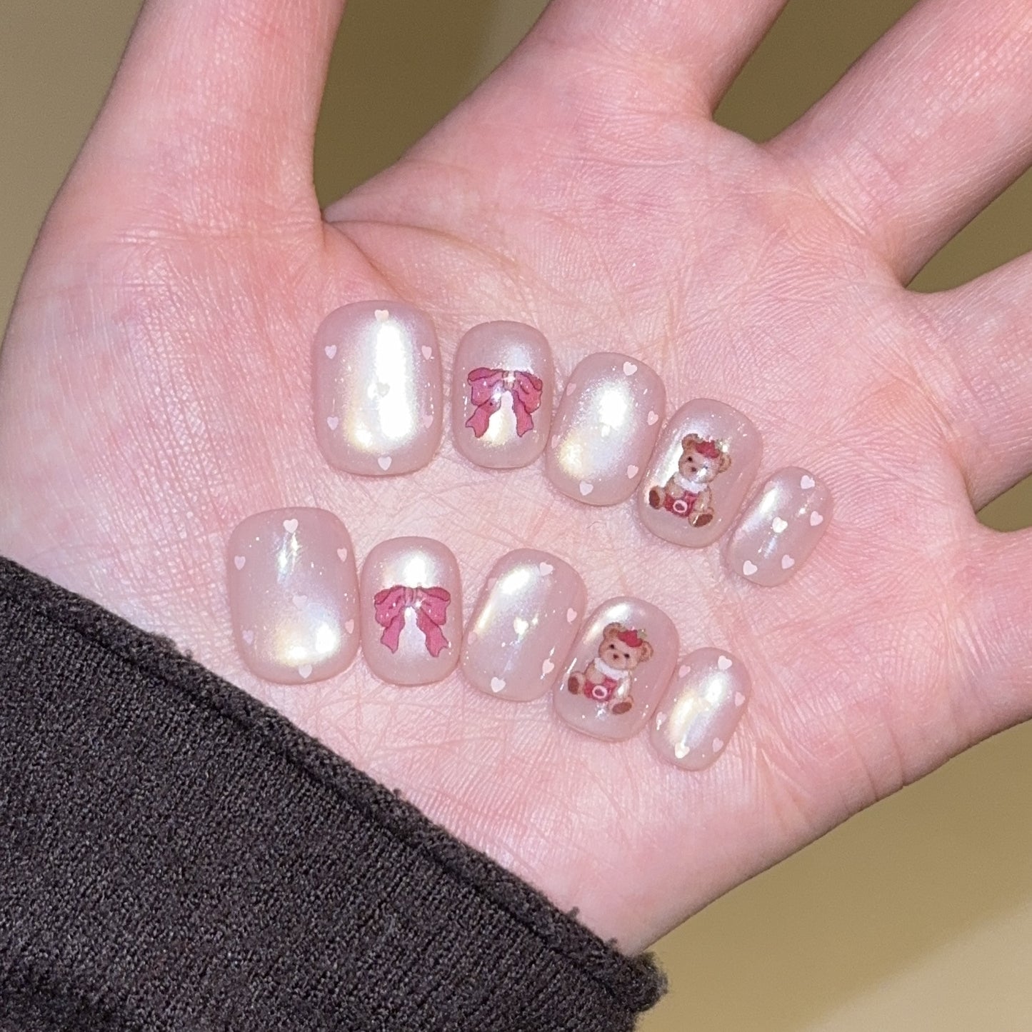 Künstliche Nail Art Spitzen mit Romantischen Motiven Brehn