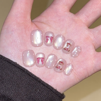 Künstliche Nail Art Spitzen mit Romantischen Motiven Brehn